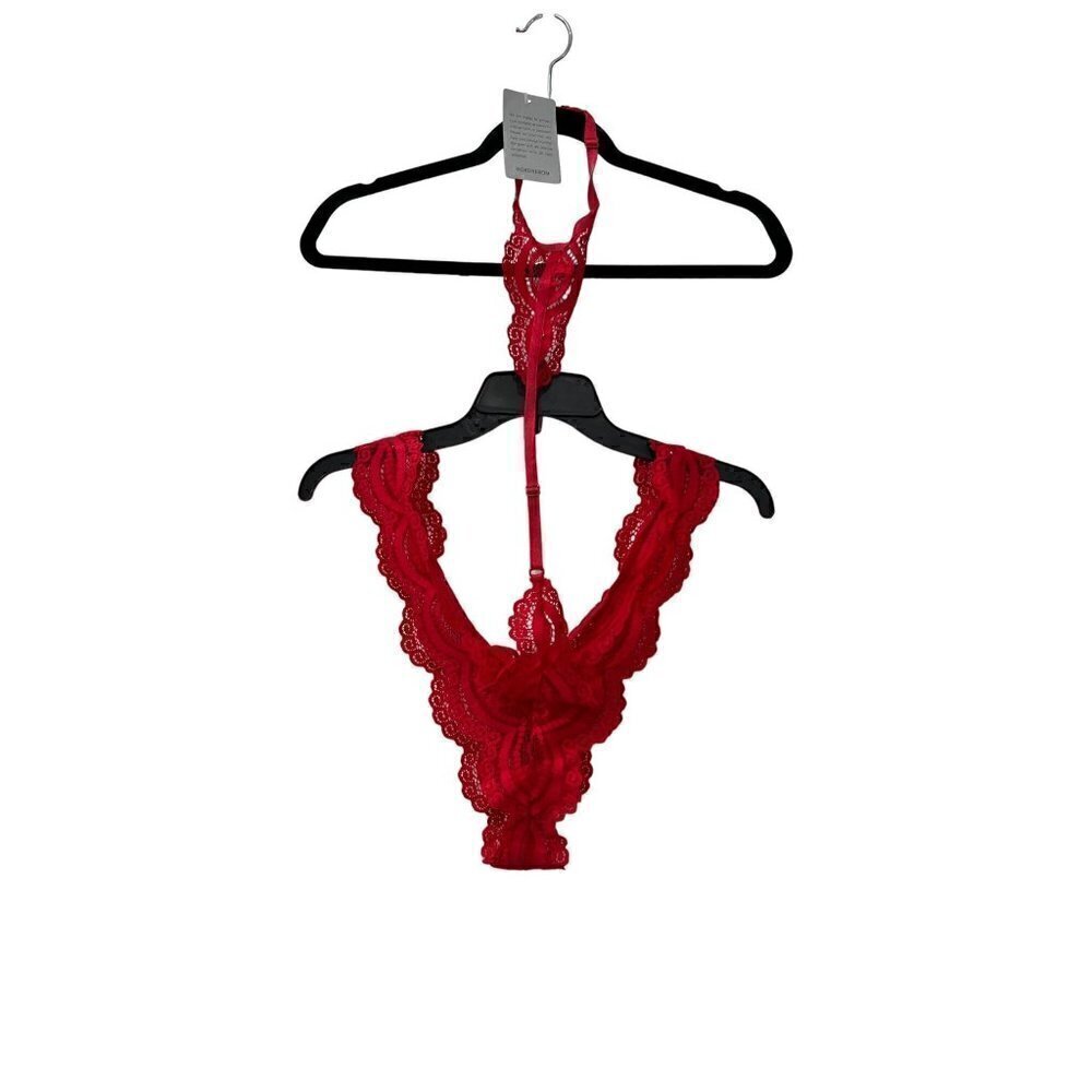 New Ann Summers Size XL US 16-18 Sexy lace lingerie in Red